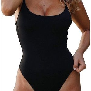 Black one piece